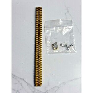 Hadley Roma Vintage Watch Band Gold Micron Plate Expansion 8mm 10mm Long Unused
